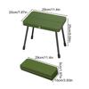 Sedia Portatile da Campeggio Sedia Portatile da Esterno Sgabello Pieghevole Piccolo in Lega di Alluminio per Picnic a Bordo Piscina Giardinaggio all'Aperto