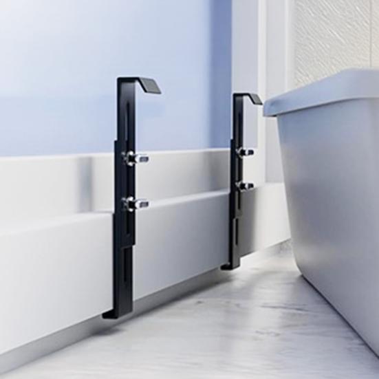 4 Pcs Window Box Brackets Heavy Duty Flower Box Brackets Adjustable Balcony Planter Holder for Deck Railing Balconies Window Box