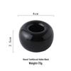 Ceramic Macaron Toothbrush Holder - Fashionable Dental Tool Stand for Couples