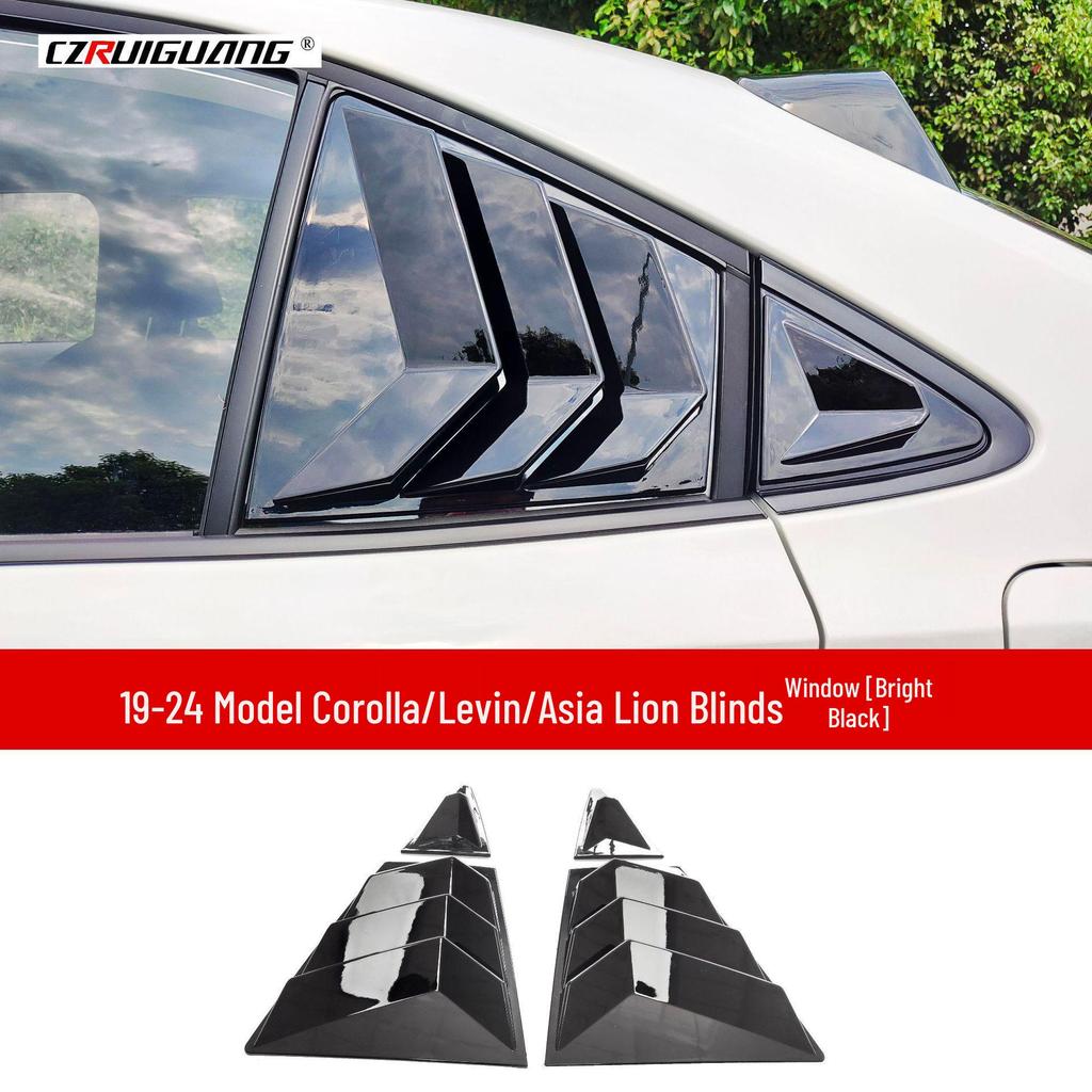 2021 Toyota Levin Front Splitter Set: XSE Corolla Front Lip, Rear Spoiler, Side Skirts