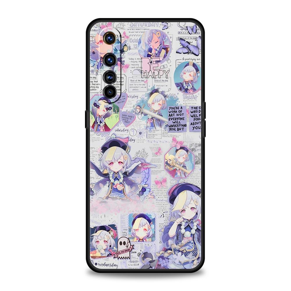 Genshin Impact For Realme 9i Luxury Phone Case 9 8 5G GT2 7 6 Pro Plus 8i C21 C3 C11 C25 Soft Black Silicone Cover Coque Fundas