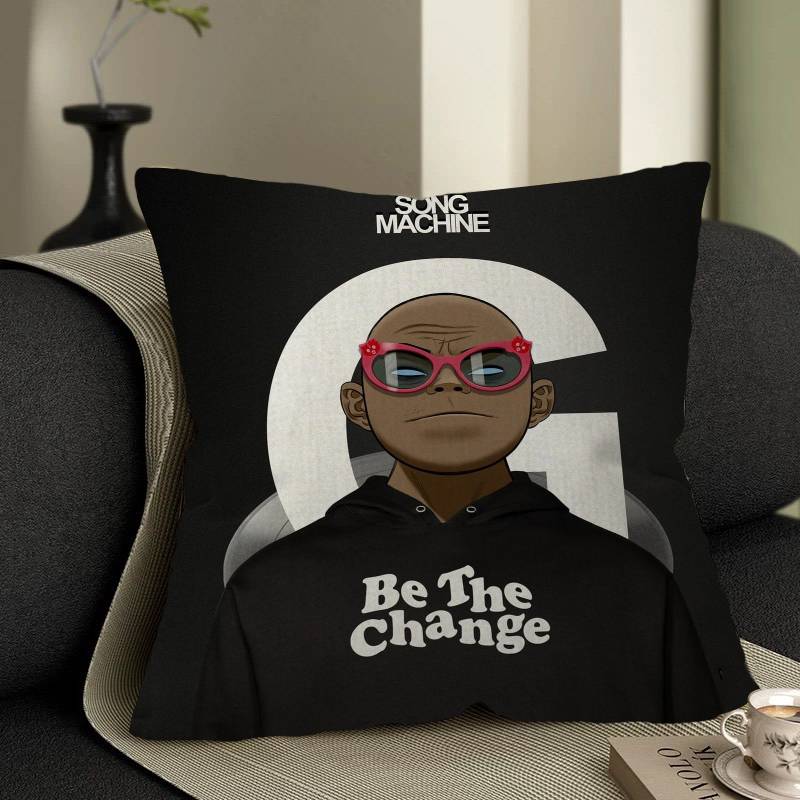 Band GGorillaz Music Cool Cushion Cover Polyester Sofa Cushions Decorative Throw Pillows Home Decoration Pillowcover