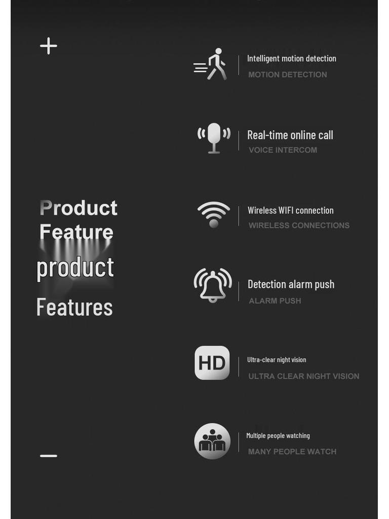 Tuya Smart Home WiFi Baby Monitor Camera - HD Video Calls & Remote Access