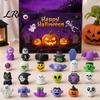Halloween Decoration Ideas Advent Calendar, 24 Days Countdown Calendar with Pcs Slow Rising Plush Toys Squeeze Toys, Scary Collectible Dolls Gifts for