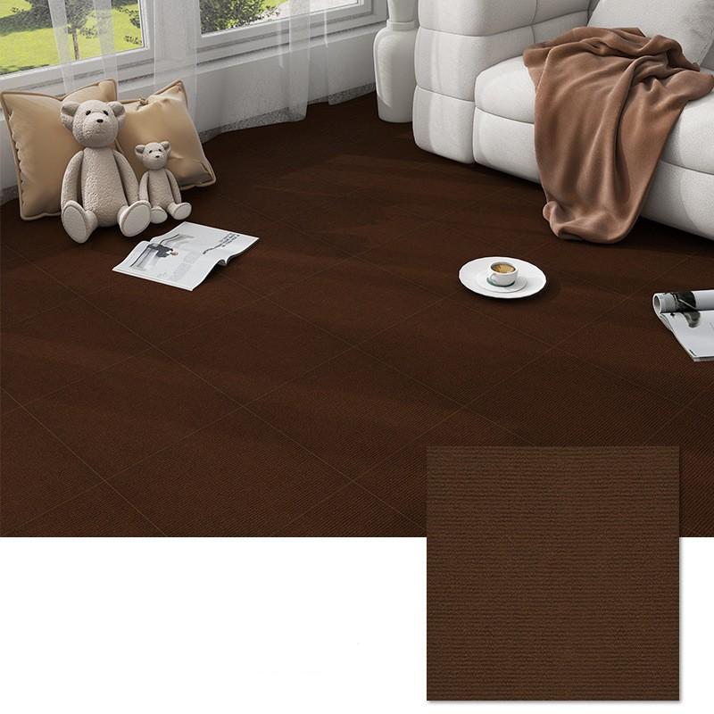 

1/10 шт 30 * 30 см самоклеящийся ковер водонепроницаемый и износостойкий офисный коврик для спальни 10pcs коричневый