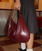 Depc Eyelet Leather Bag - Wine