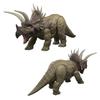 Mattel Jurassic World Light-Up & Roaring Triceratops Dinosaur Toy JKL81 - Green, Approx. 31cm, Ages 4+