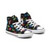 Converse Chuck Taylor All Star Shock Absorbing Durable High Top Canvas Shoes Kids Sneakers Black Green A01666C