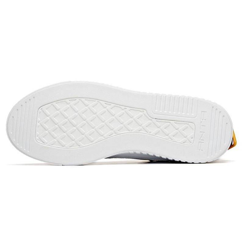 Anta High Top Skate Shoes White Blue 912128017-3