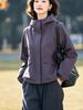 Korean Style High-End Special Edition Trendy Oversized Hooded Short Jacket Women Spring/Autumn Waterproof Coat
