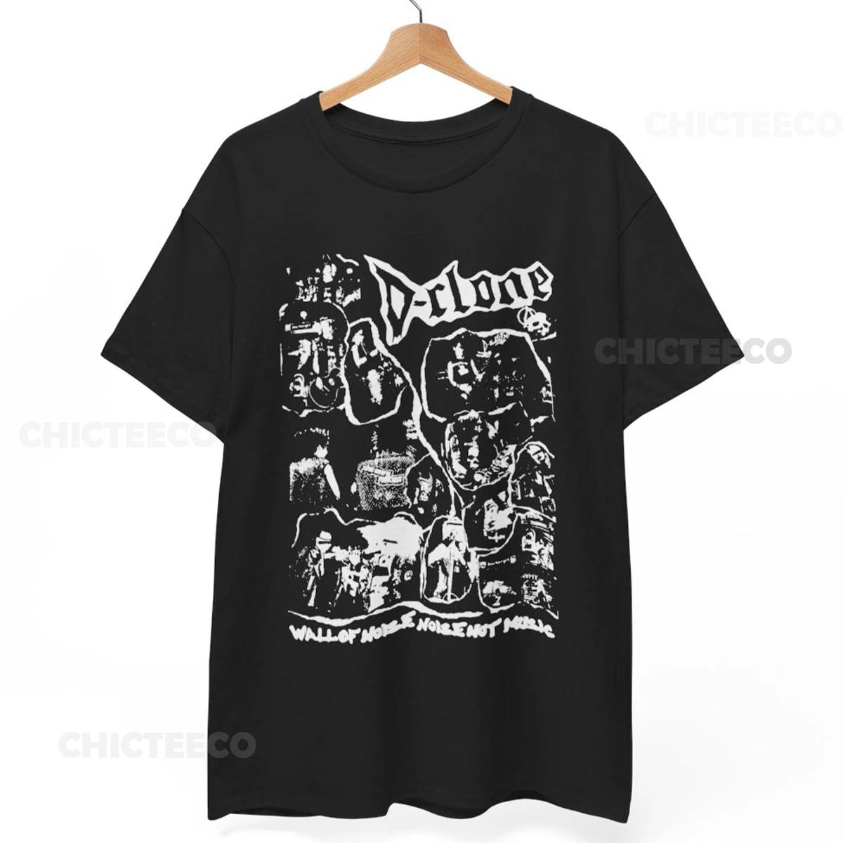

D-CLONE Shirt- Wall of Noise T-shirt Japan punk crust, Gothic Metal Unisex Tee 4XL