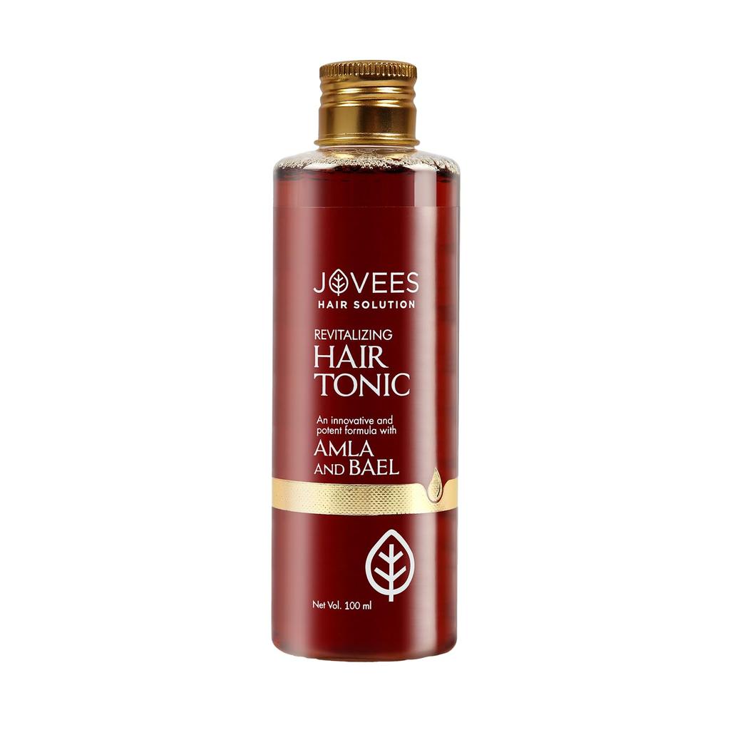 Jovees Amla Bael Hair Tonic 100ml For Hair Fall Control Strengthening Nourishing Scalp Care Non Greasy Formula Adds Volume For All Hair Types