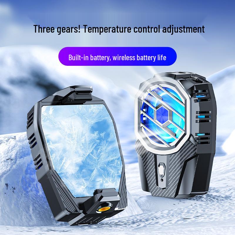 X111 Magnetic Wireless Phone Cooler with Semiconductor Refrigeration, Compatible with Apple & Android Devices.