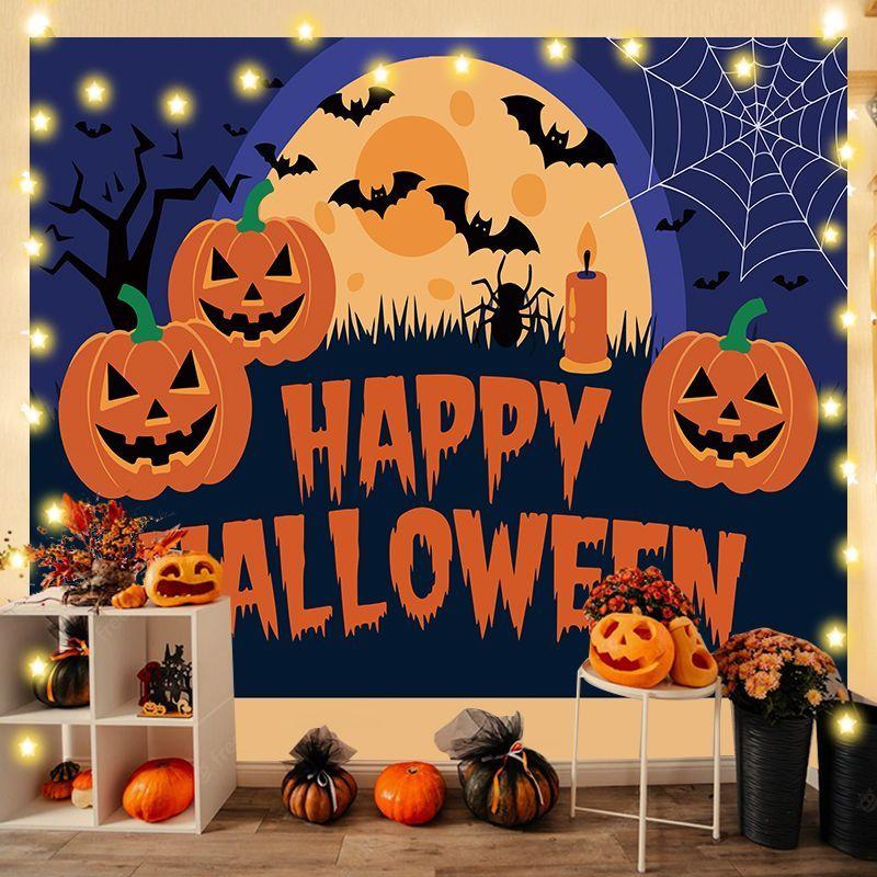 Halloween Backdrop Fabric, Event Hanging Fabric, Bedroom Decorative Wall Hanging