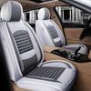 Universal Full Surround Linen Car Seat Cover and Cushion