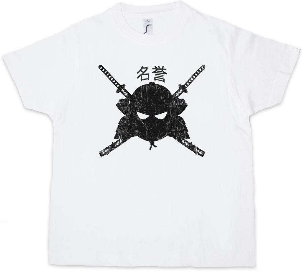 SAMURAI MEIYO Kids Boys T-Shirt Samurai Ninja Japan Warrior Sword Dakana-