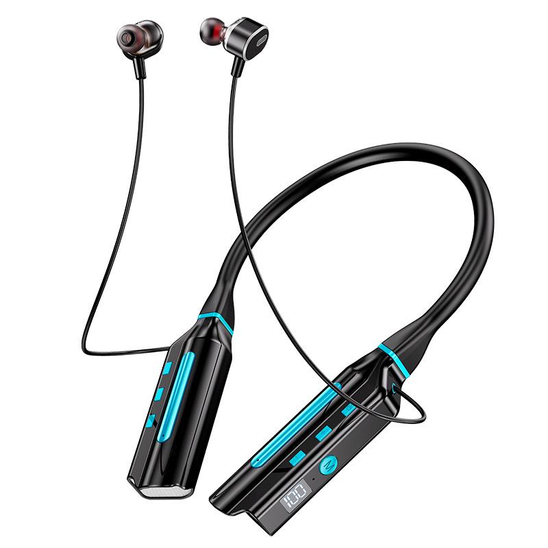 Supreme Edition Neckband Wireless Bluetooth Earphones with Xiaodu APP Voice Control and Power Display, Ideal for Sports and Running