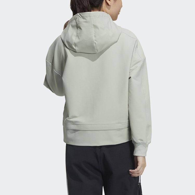 Adidas Str Jacket Diy Sports Casual Hooded Jacket Women Jackets Green GP0629