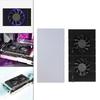 IPOTCH GPU Backplate Radiator Heatsink Memory Cooling Fan Adjustable Speed for RTX 15mm Thick 3090, 3080, 3070,