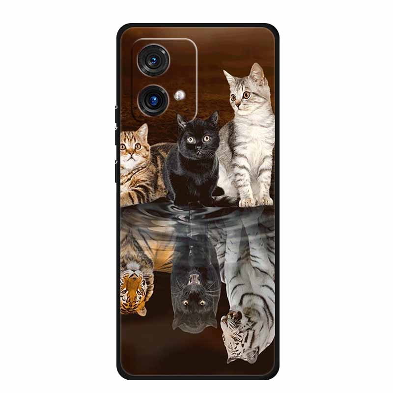 Per Motorola Moto G84 G54 5G Custodia Lusso TPU Morbido Silicone Cover Posteriore per Moto G54 MotoG84 Protettiva Antiurto Fundas