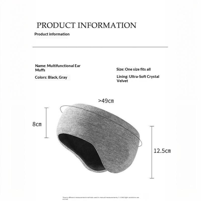 Stylish Fluffy Ear Warmer Muffs Soft Warm Thermal Earmuffs for Women Winter Outdoor Shopping Dating