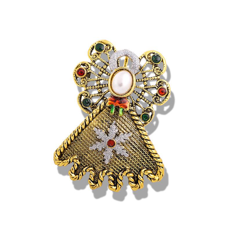 Снеговик Алмазная Рождественская Брошь Брошь Стразы Капля Масла Аксессуары для Одежды