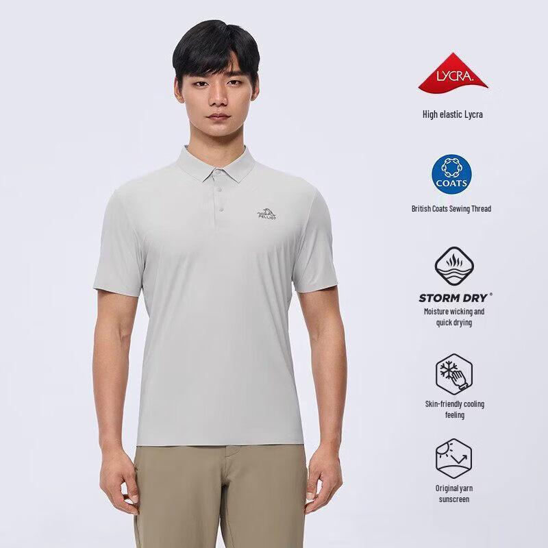 Pelliot Men s Outdoor Quick-Dry Sun Protection Polo Shirt XL