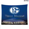 FC Schalke 04 Custom Name Wall Tapestry Aesthetic Wall Hanging Printed Fabric Blanket Decorative Tapestries for Bedroom Living Room Home Decor