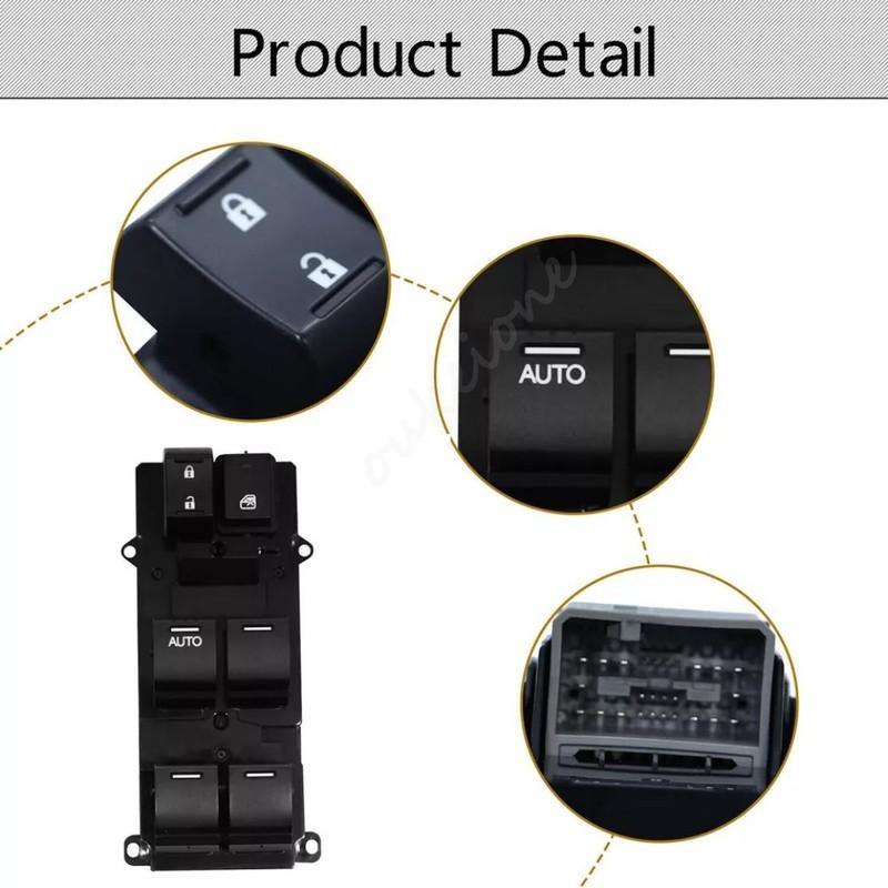 35750-TR0-A21 For Honda Civic EX-L 2012 2013 Front Left Electric Power Window Switch Lifter Control Regulator Button Car Parts