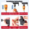 ABS+S Steel Cordless Car Washer High Pressure Spray Water Guns Cleaner Wash Nozzle Straw Home 800W