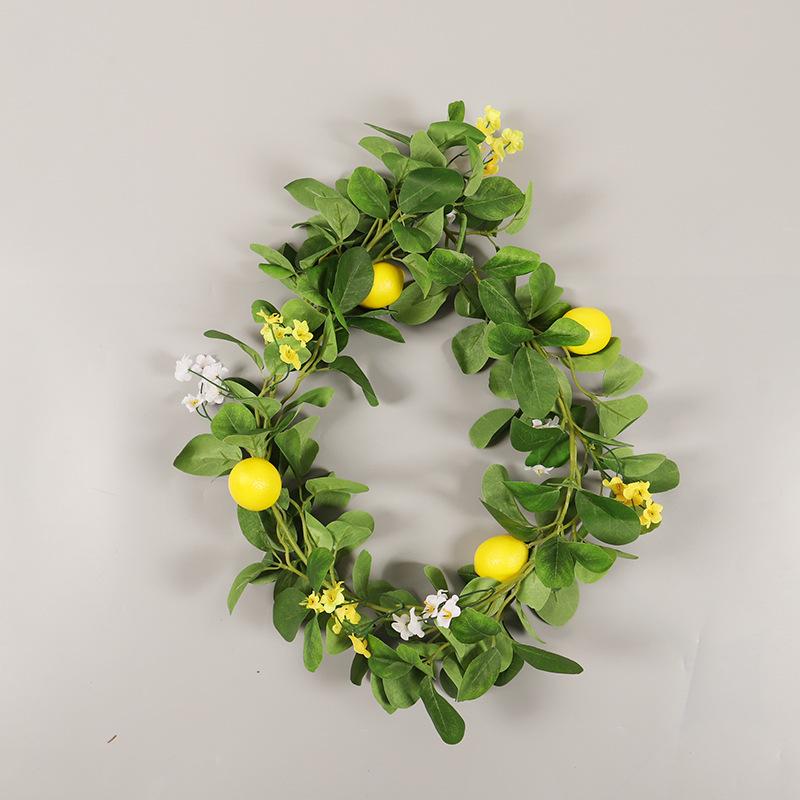 100cm Lemon Flower Vine - Artificial Decorative Home Door Hanger