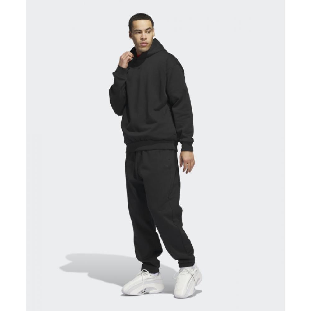 Adidas Basketball Hoodie   Black Iz4907