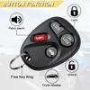 Key Fob Replacement for 2001-2005 Chevrolet Impala Monte Carlo GMC Safari Savana/ Buick Cadillac Oldsmobile Pontiac Car Keyless Entry Remote Control,