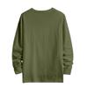 Long Sleeve T-shirt Men Loose Color Top Casual Crewneck Bottom Shirt Thin Hoodie