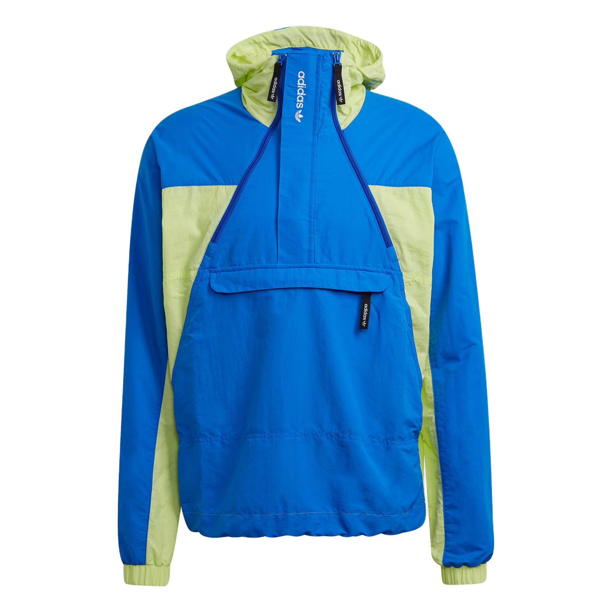 

Adidas Originals Mishmash Adventure Series Color Block Hooded Zip Sports Jacket Men Jackets Half-Frozen-Yellow GN2335 S