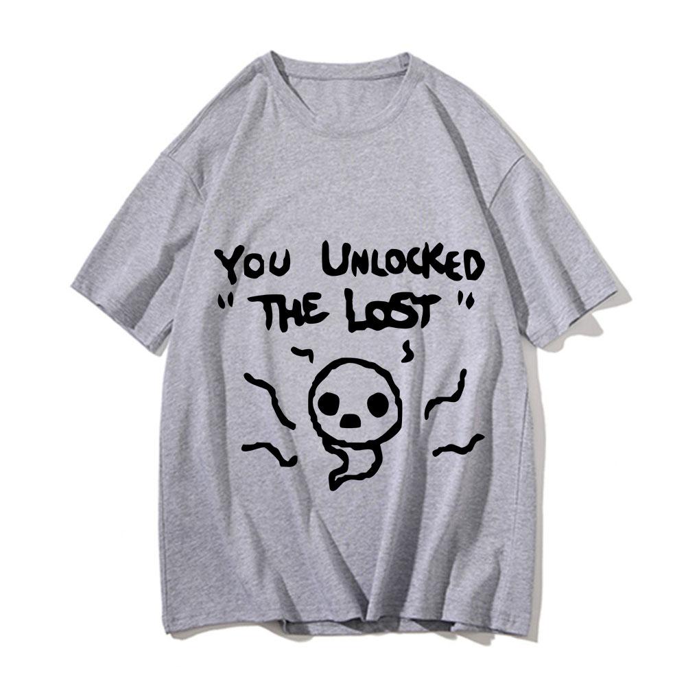 The Binding of Isaac Print Tričko Muž/Woaen Neformální Móda Léto Bavlna Krátký rukáv Kreslený Neformální Unisex oblečení