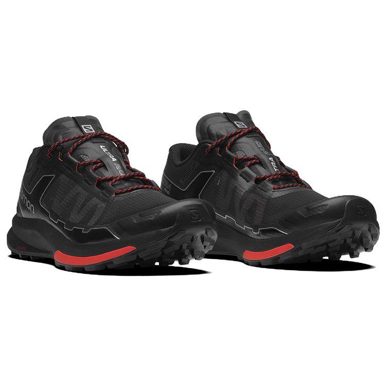 SALOMON Ultra Raid Comfortable Durable Fabric Low Top Running Shoes Unisex Sneakers Black 413167