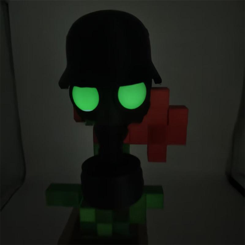 Luminous Trailer Hitch Cover With Steel Helmet And Gas Mask Glow In The Dark 3D Printed Trailer Hitch Ball Cover Dust Plug