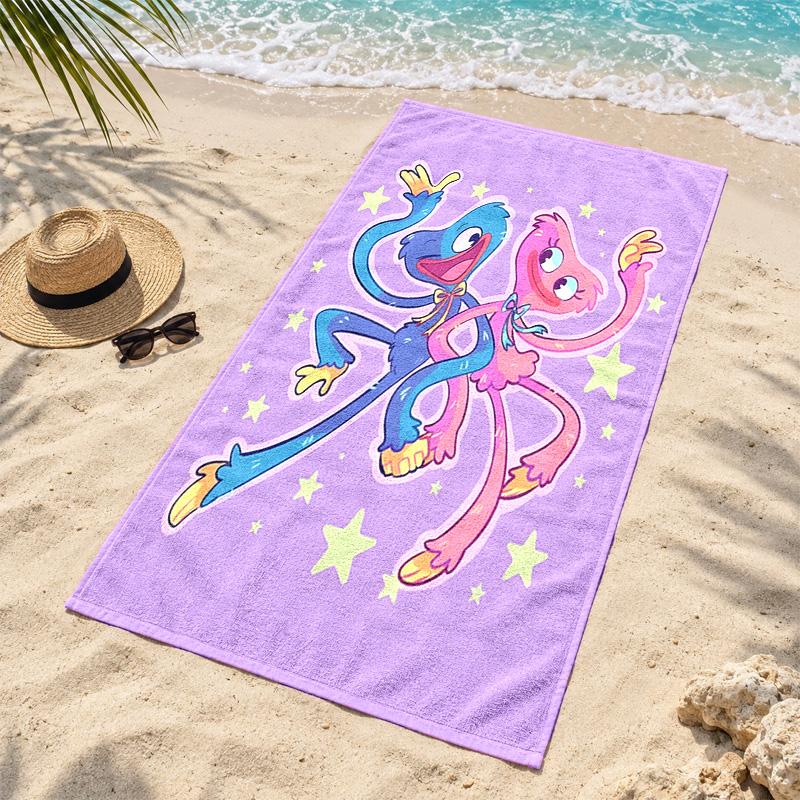 Poppy Playtime Microfiber Beach Towel Quick Dry Sand Free Lightweight Beach Towels for Travel Swimming Camping