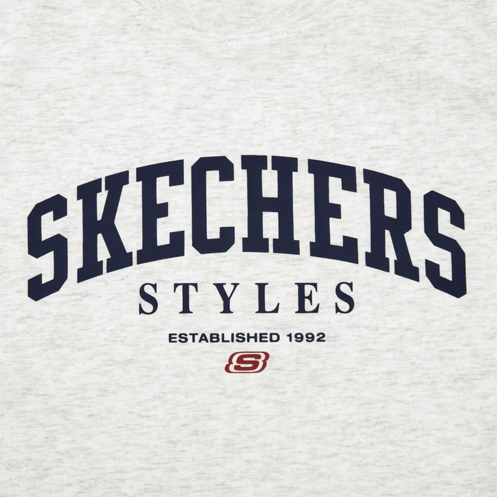 Skechers Knitted Breathable Round Neck Pullover Short Sleeve Quick Dry T-Shirt Women Tops L226W051-0248