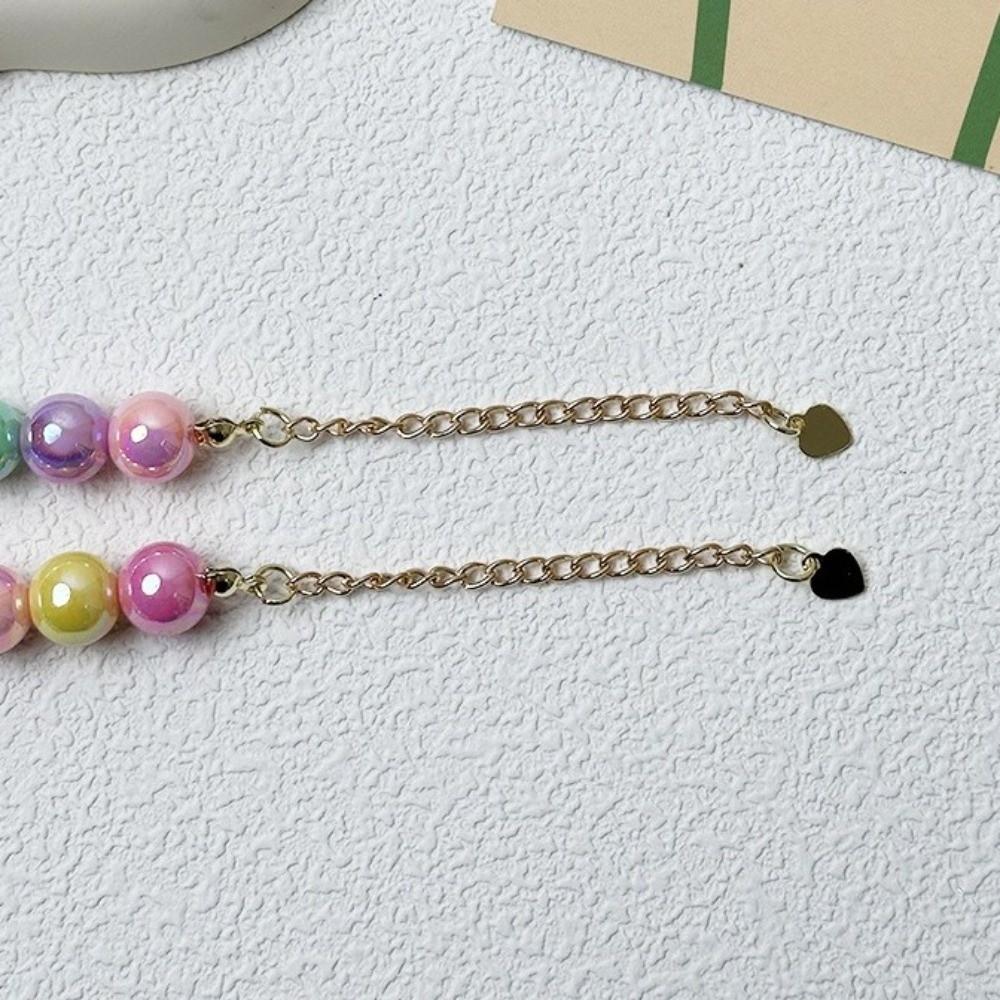 Adjustable Elastic Cat Neck Chain Colorful Dog Cat Pet Collar Pet Costume Accessories