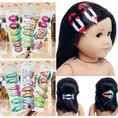 Mix 3/6/9 Pairs Cute Cartoon Hair Clips for Girl Dolls for Blythe Dolls Dreamy Creative DIY Hairstyle for Children's Hair Accessories