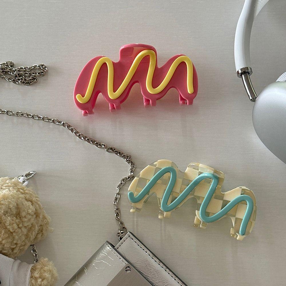 

Wave Shape Hair Claws Snake Shape Hair Pins Ins Hair Barrettes for Women Women