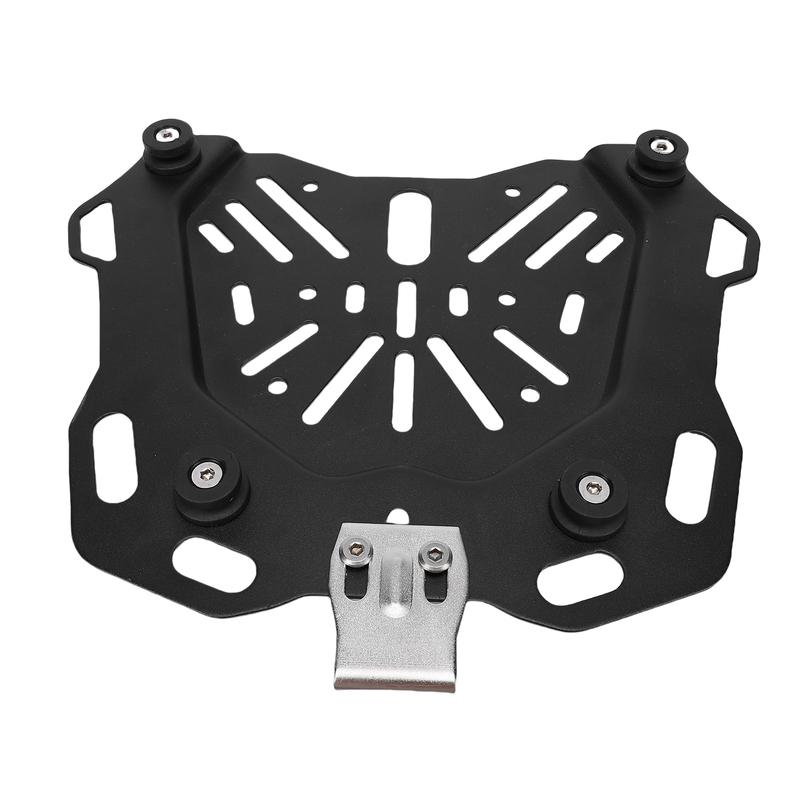 Motorcycle Rear Tail Box Base Plate Carbon Steel Universal Motorcycle Top Case Mounting Plate for 45L Trunk