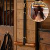 Portable T-Shaped Saddle Rack with T Bar Support Strap Saddle T Hanger Wall Mount Horse Tack Rack for Western & English Saddles