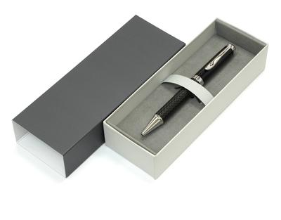 Koolstofvezel Messing Twist Balpennen in Premium 2-Pack & Doos, K7-PD01-2