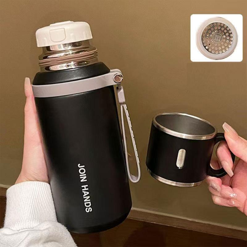 Large Capacity Nonrust Steel Vacuum Insulated Tumblers 12hour Temperature Retention Leak Proof Lid For Office School Travels