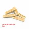 50pcs Moc Tile 1x4 1x3 Tablet with Wood Grain Danger Stripes Pattern DIY Building Blocks Bricks Compatible with 2431 63864