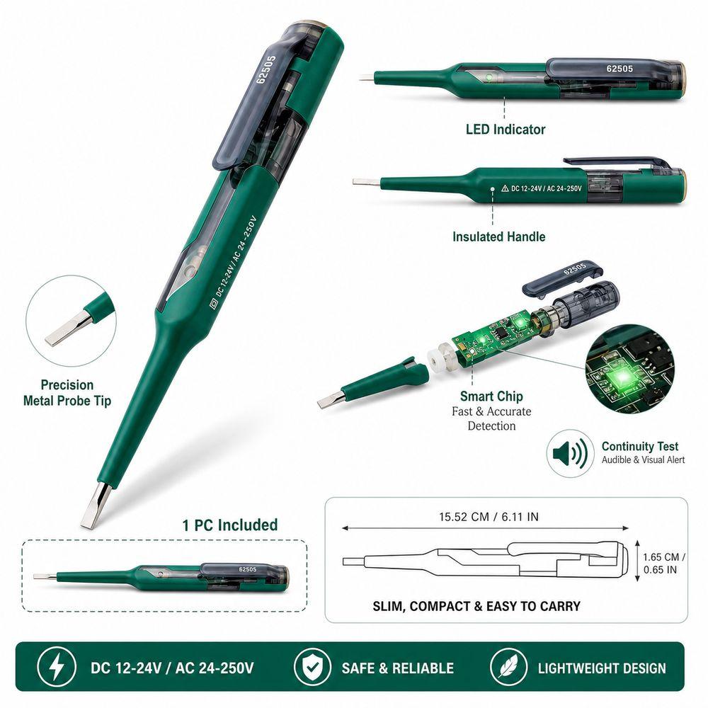 Continuity Detection Electrical Tester Pen Circuit Tester Pen Home Electrical Maintenance