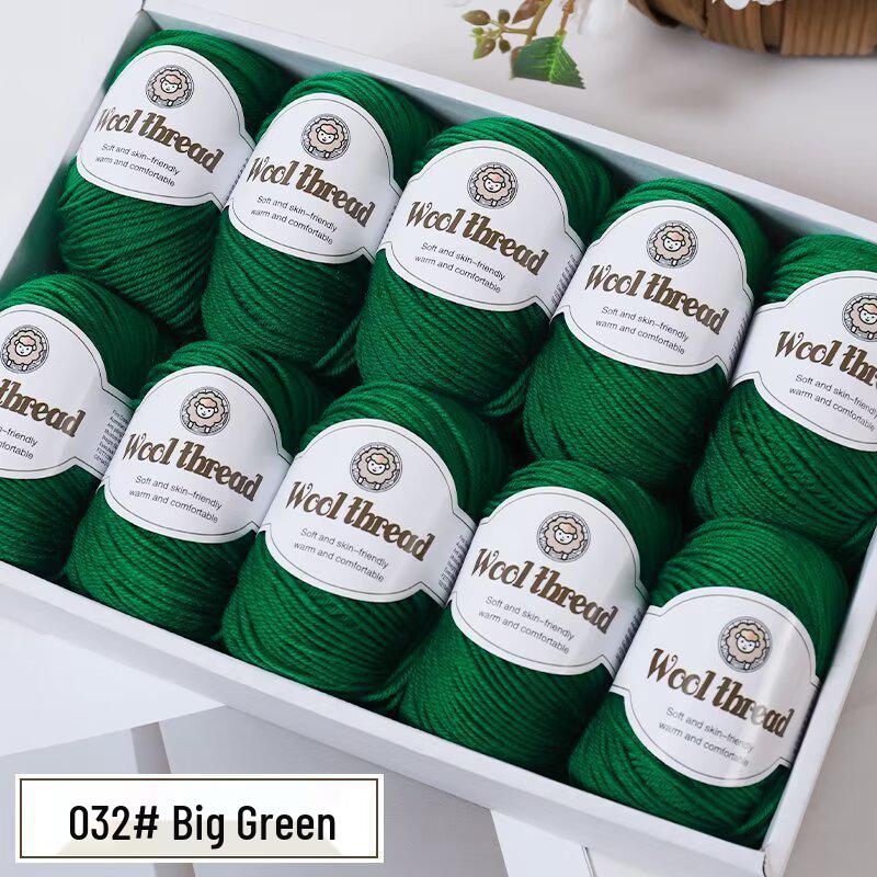 Wool Blend Yarn Ball - Medium Thickness for DIY Knitting Projects